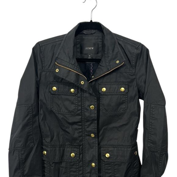 J. Crew Downtown Field jacket black women’s size XS - Picture 5 of 7